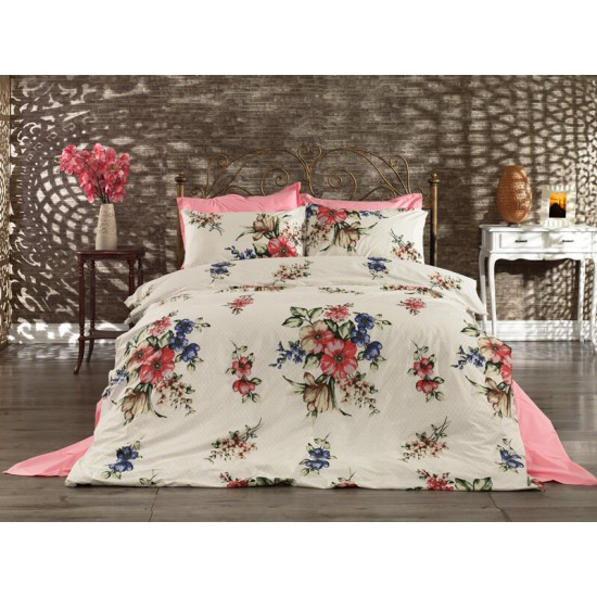 Lenjerie de pat Canva din bumbac fabricată cu atenție la detalii în atelierul propriu.