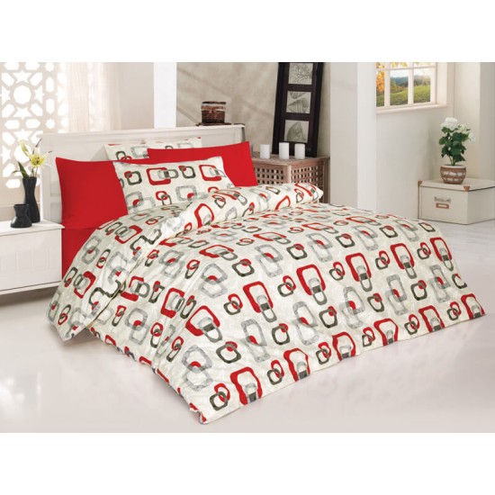 Lenjerie de pat Lant din bumbac fabricată cu atenție la detalii în atelierul propriu. Lenjerie de pat Lant din bumbac fabricată cu atenție la detalii în atelierul propriu.