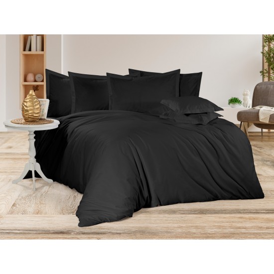 Lenjerie de pat Uni din bumbac fabricată cu atenție la detalii în atelierul propriu. Lenjerie de pat Uni din bumbac fabricată cu atenție la detalii în atelierul propriu.