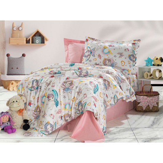 Lenjerie de pat Shahzadi din bumbac fabricată cu atenție la detalii în atelierul propriu.